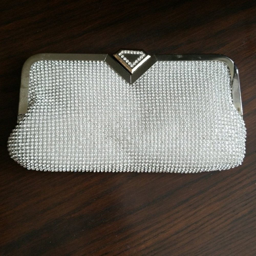 Rhinestone beaded evening bag NWT - Picture 5 of 8